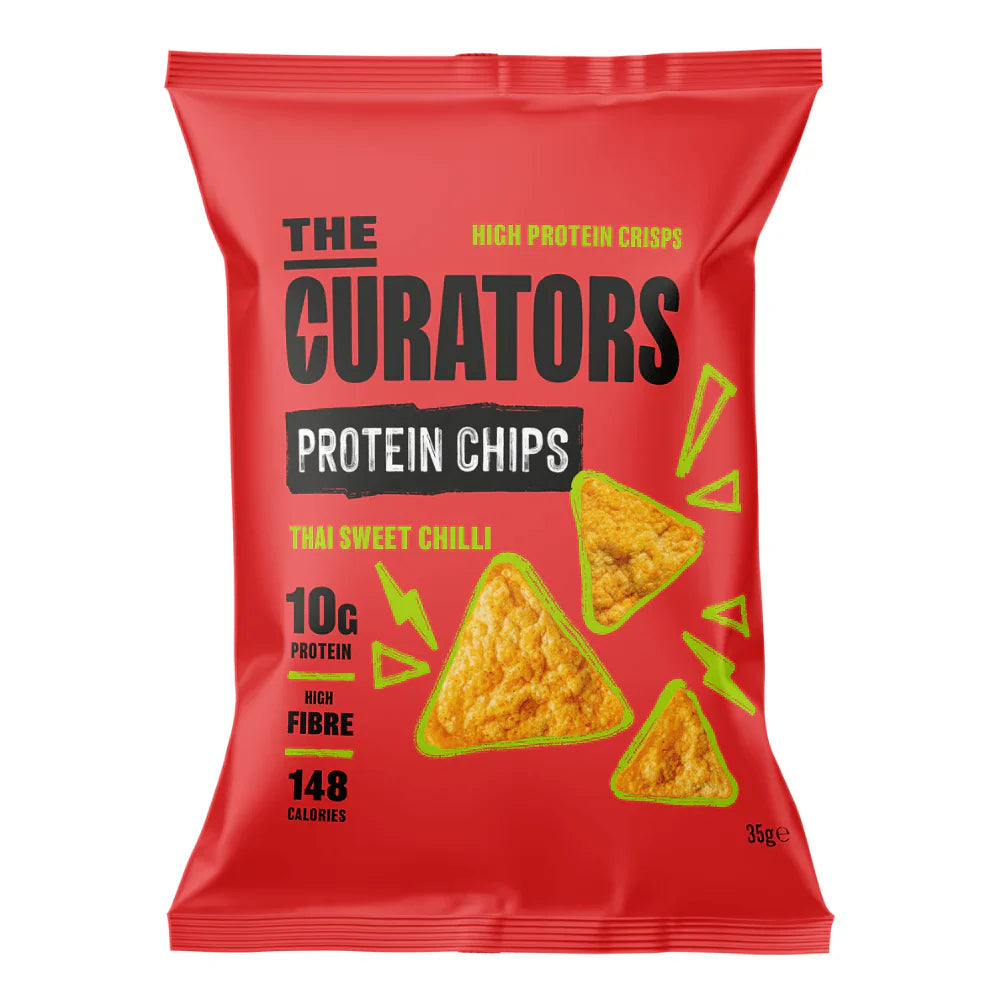 THE Curators Protein Chips - Thai Sweet Chilli (12 x 35g)