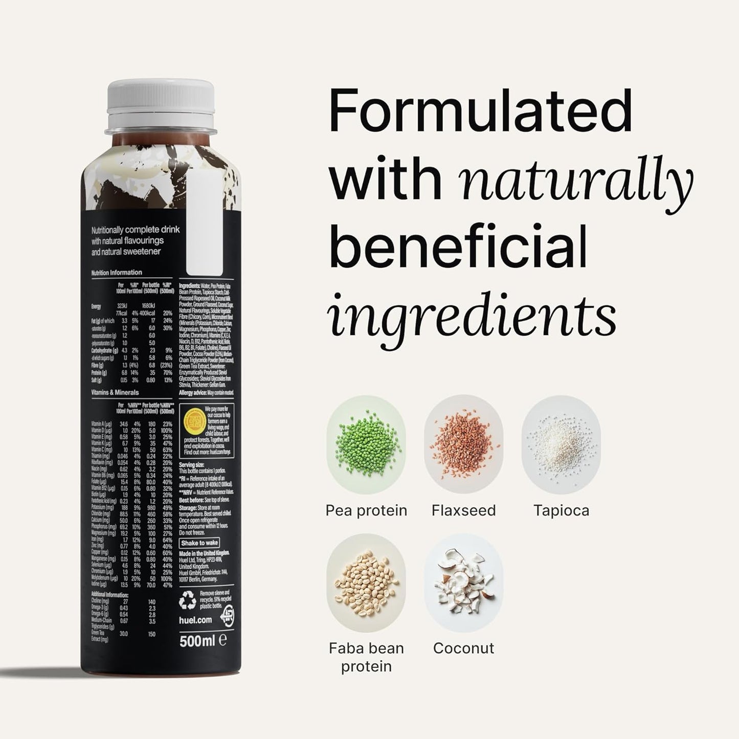 Huel Black Edition Ready to Drink Cookies and Cream 500ml x 8 Pack