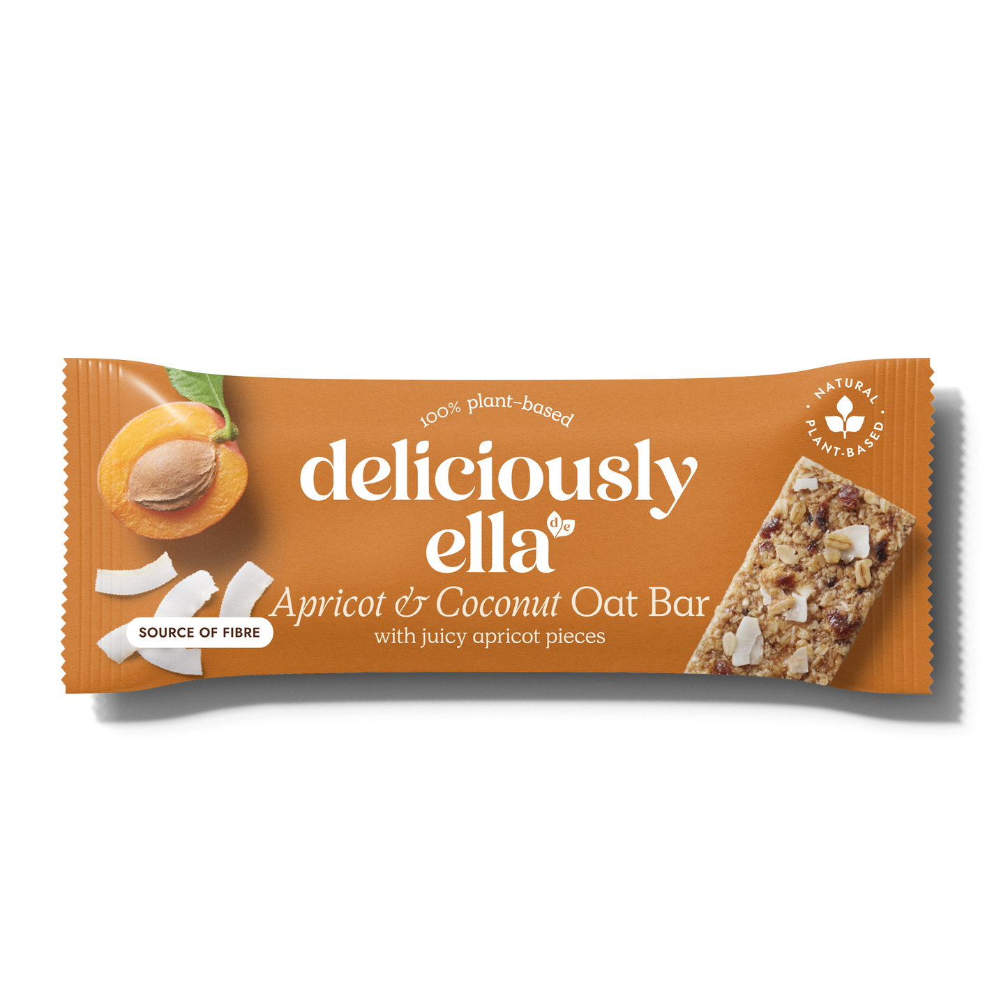 Deliciously Ella Apricot & Coconut Bar - (50g x 16 snack bars)