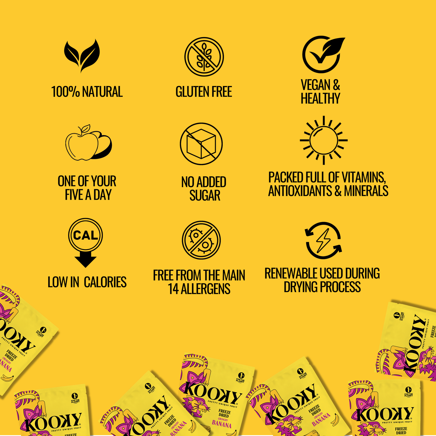 5pk - Freeze Dried Banana