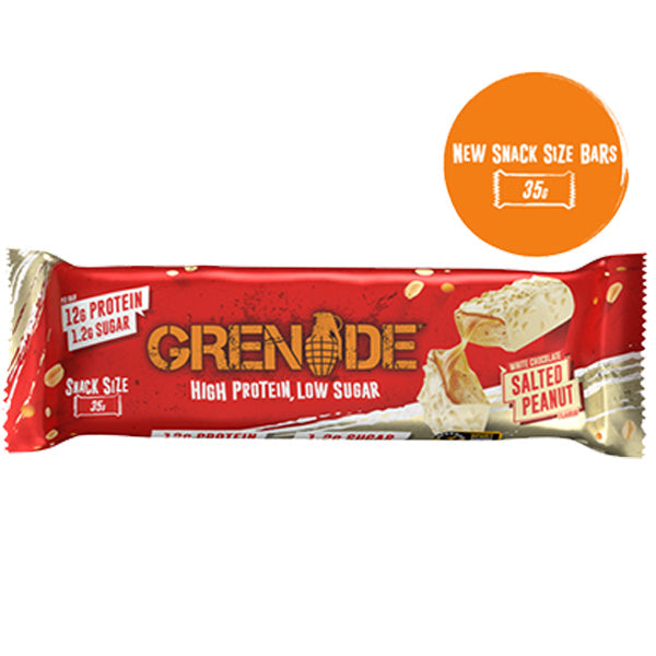 Grenade Protein Bar - White Chocolate Salted Peanut 35gx12 pack