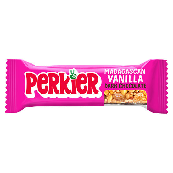 Perkier Nutty Madagascan Vanilla & Dark Chocolate Bar (15 x 37g)