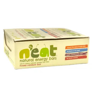 N'eat Natural Energy Bars (Mixed Rainbow Box) 16x45g