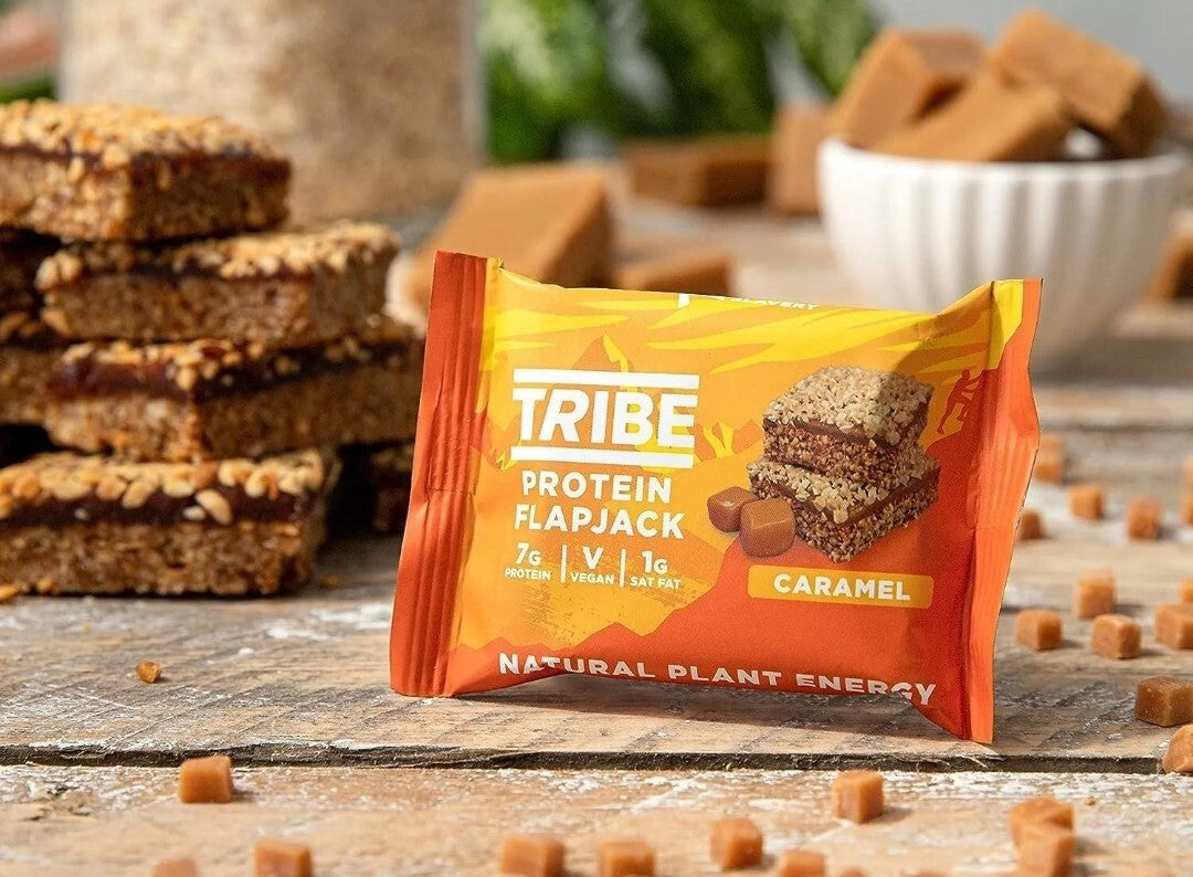 TRIBE Caramel Protein Flapjack 12 x 50g