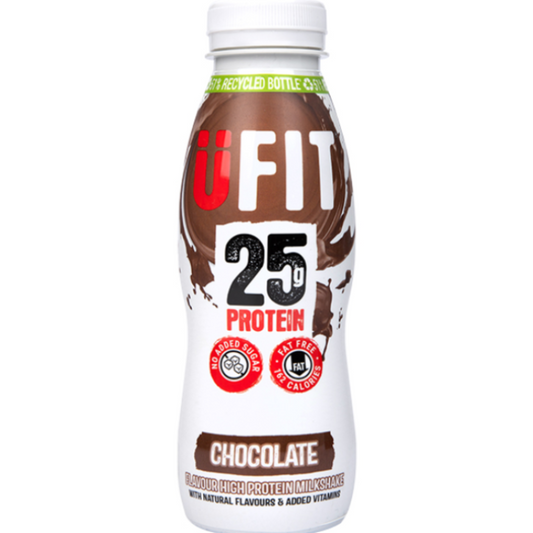 UFIT High 25g Protein Shake Chocolate 10 x 330ml