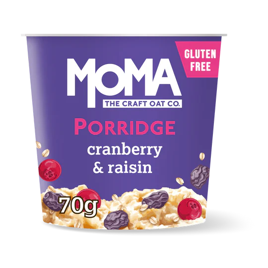 MOMA Cranberry and Raisin Porridge Pots (x12) image 0