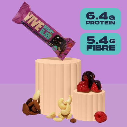 Vive - Better Brownies: Orange Obsession, Creamy Coconut, Cherry Bakewell & Berry Bliss