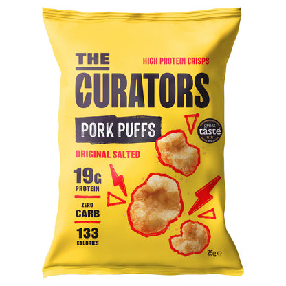The Curators Original Salted Pork Puffs 25Gx12pack