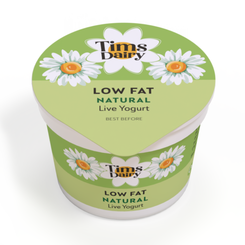 Tims Dairy Natural 1% Fat Live Yogurt 80g (cases of 12)