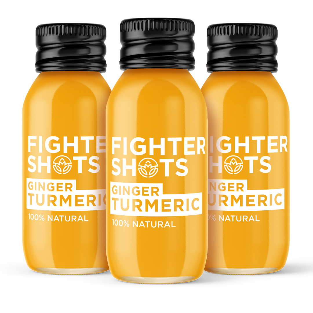 Fighter Shots Ginger + Turmeric (12 x 60ml)
