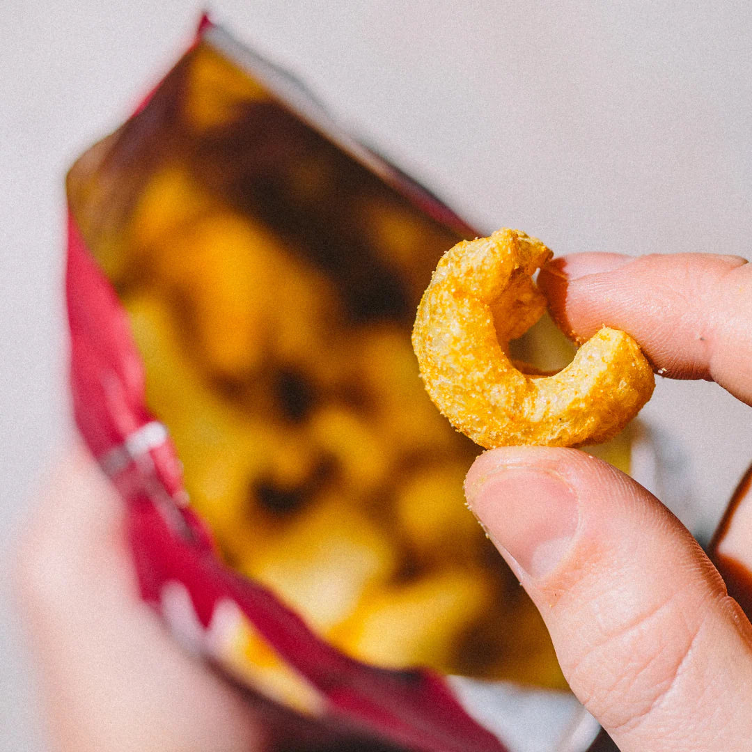 The Curators Smoky Bacon Pork Puffs 25Gx12pack