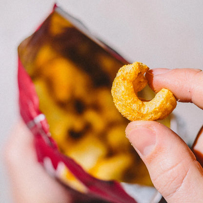 The Curators Smoky Bacon Pork Puffs 25Gx12pack