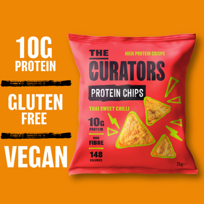The Curators Protein Chips - Thai Sweet Chilli 20 x 35g