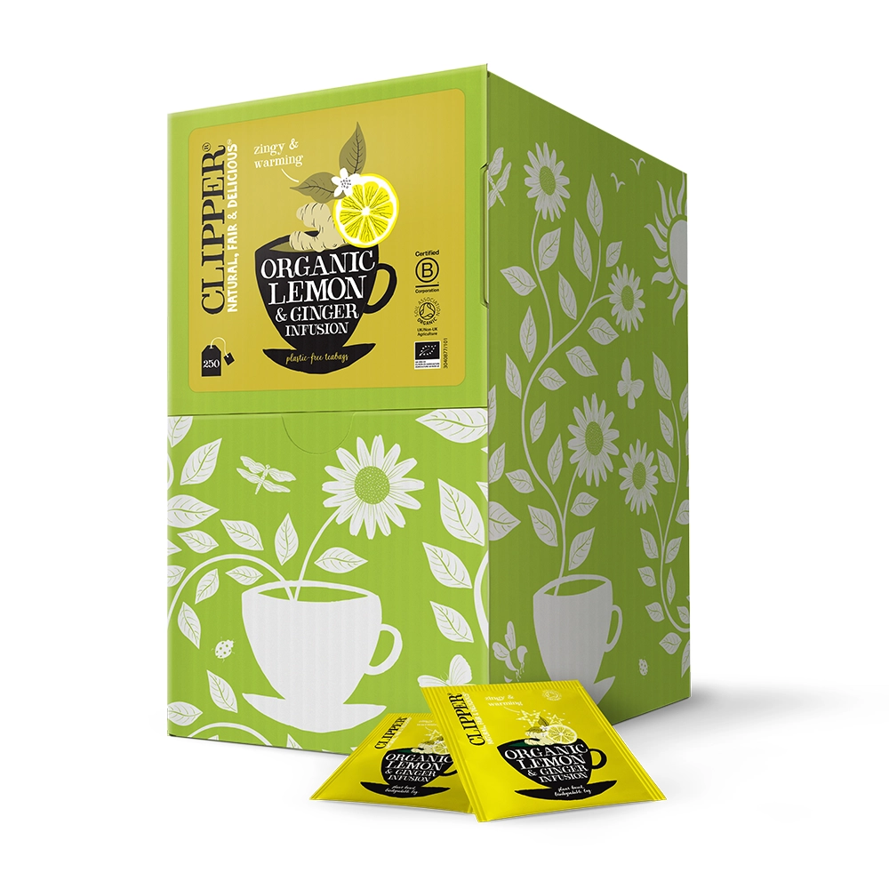 Clipper Lemon & Ginger Tea Bags (250 Pack)