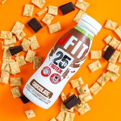 UFIT High 25g Protein Shake - Chocolate Flavour - 10x330ML