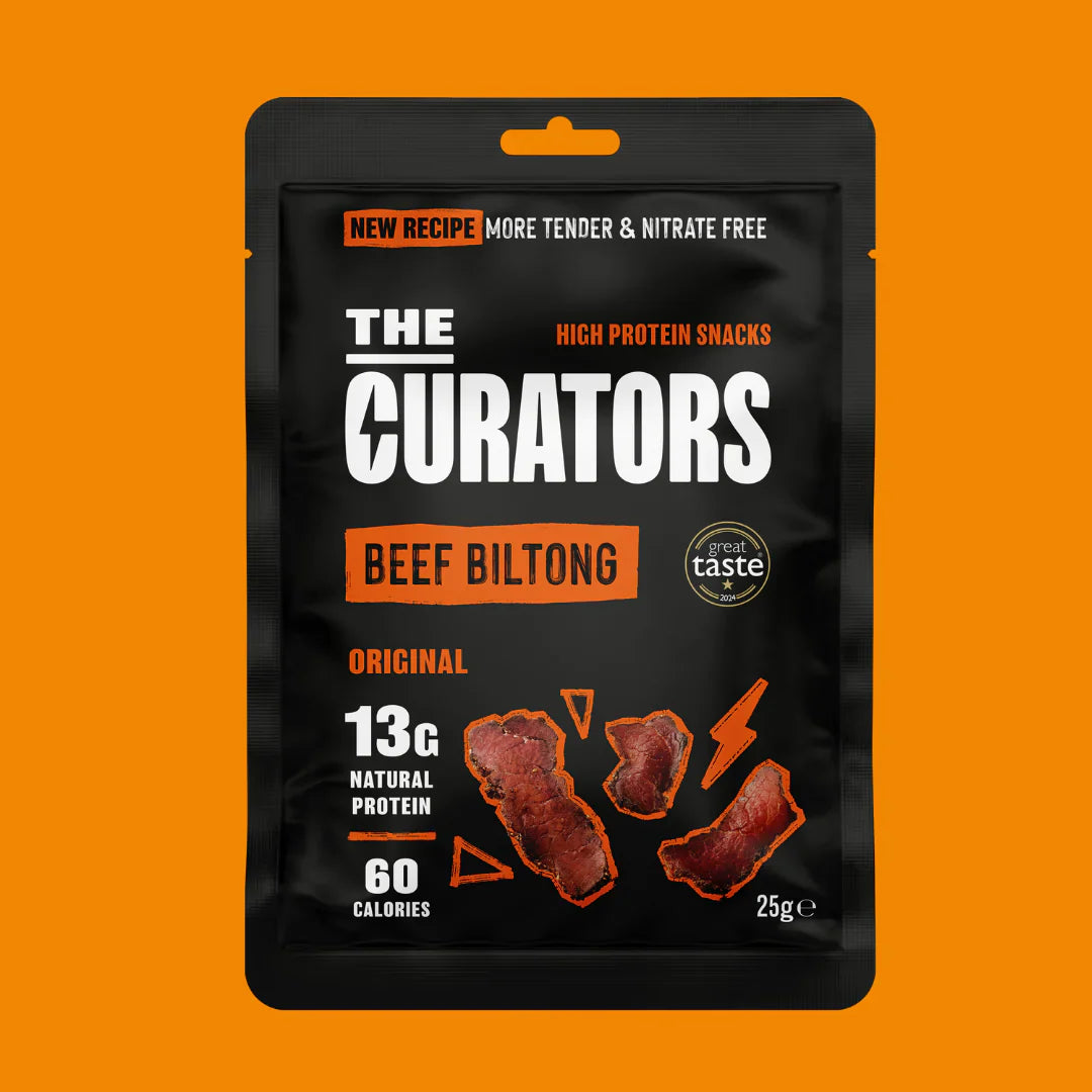 The Curators Biltong - Original Beef (12 x 25g)