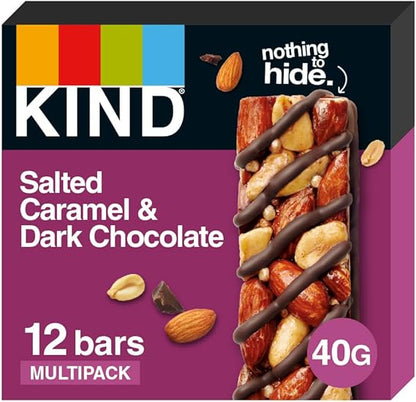 Kind Bar - Salted caramel and dark chocolate - 12x40g