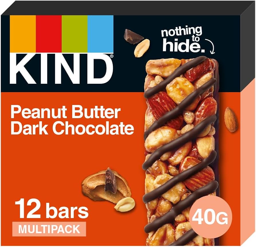 KIND Peanut Butter Dark Chocolate Bars 12 x 40g