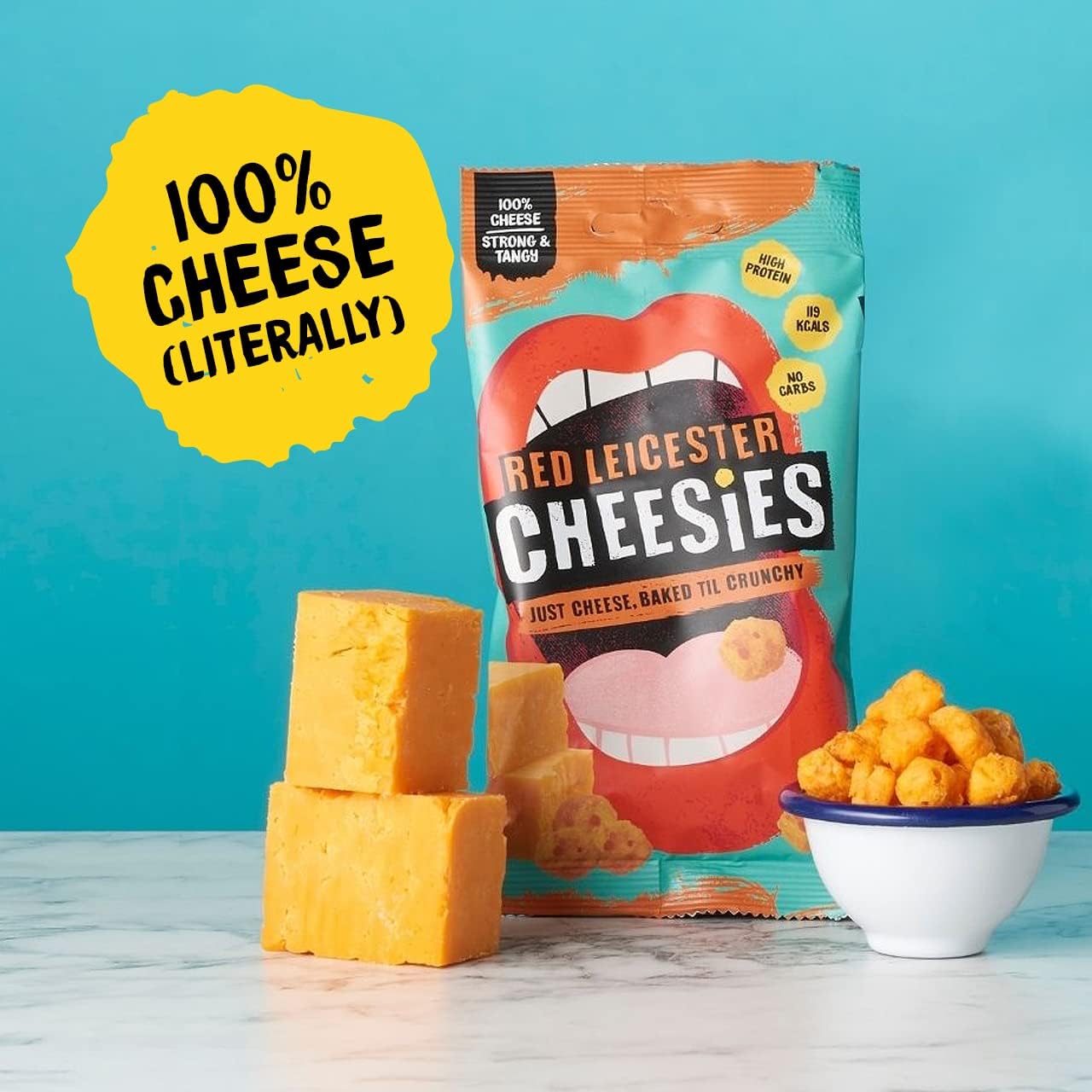 The Curators Red Leicester Cheese Cheesies 12x20g