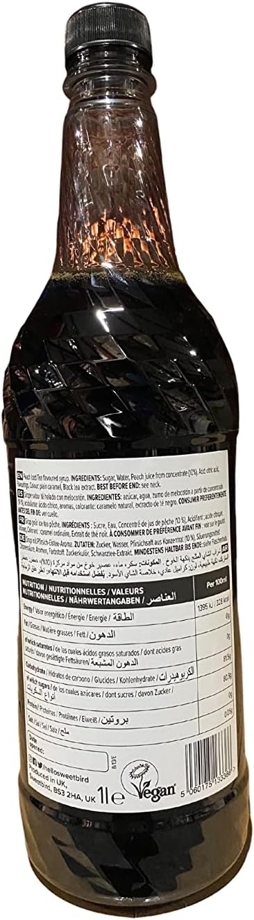 Sweetbird Peach Iced Tea Syrup (1 Litre)