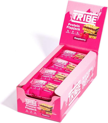 TRIBE Raspberry Protein Flapjack 12 x 50g