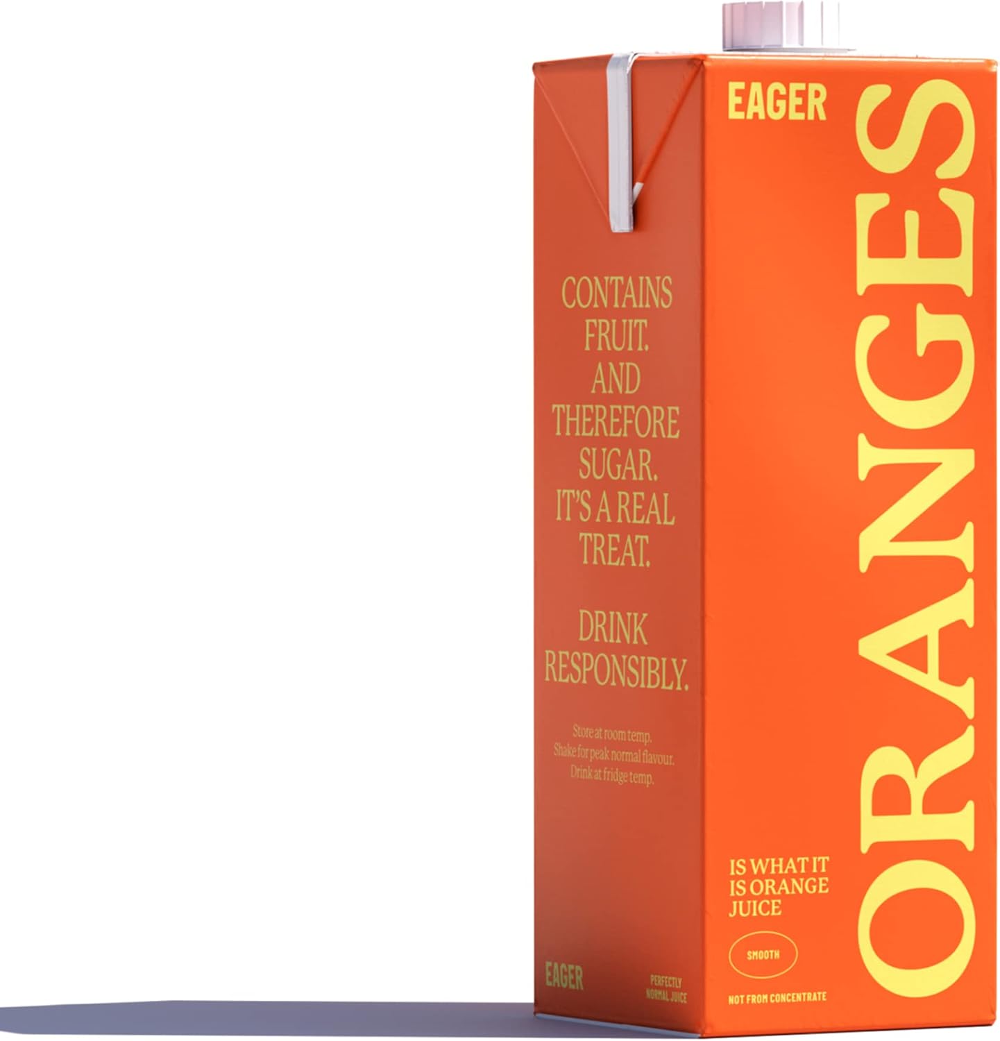 Eager Smooth Orange Juice - 1 Litre Carton