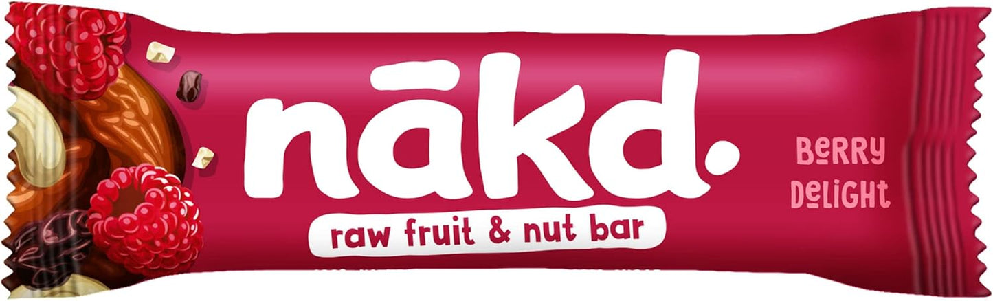 Nakd Berry Delight Natural Fruit & Nut Bars 35g x 18 bars