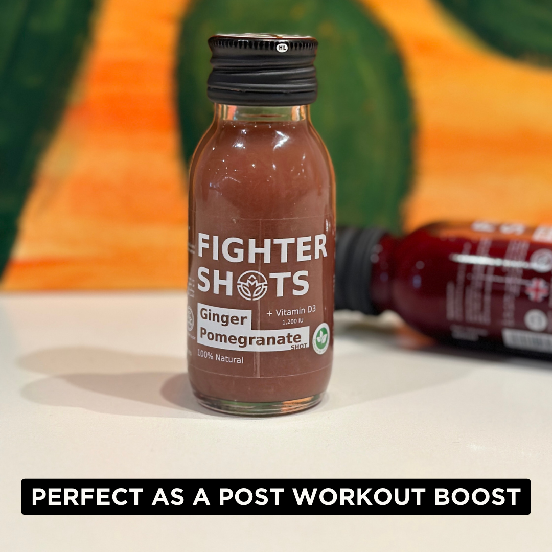Fighter Shots Ginger + Pomegranate Shot + Vitamin D (12x60ml)