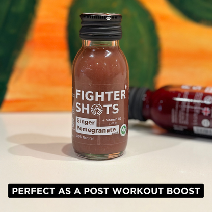 Fighter Shots Ginger + Pomegranate Shot + Vitamin D (12x60ml)