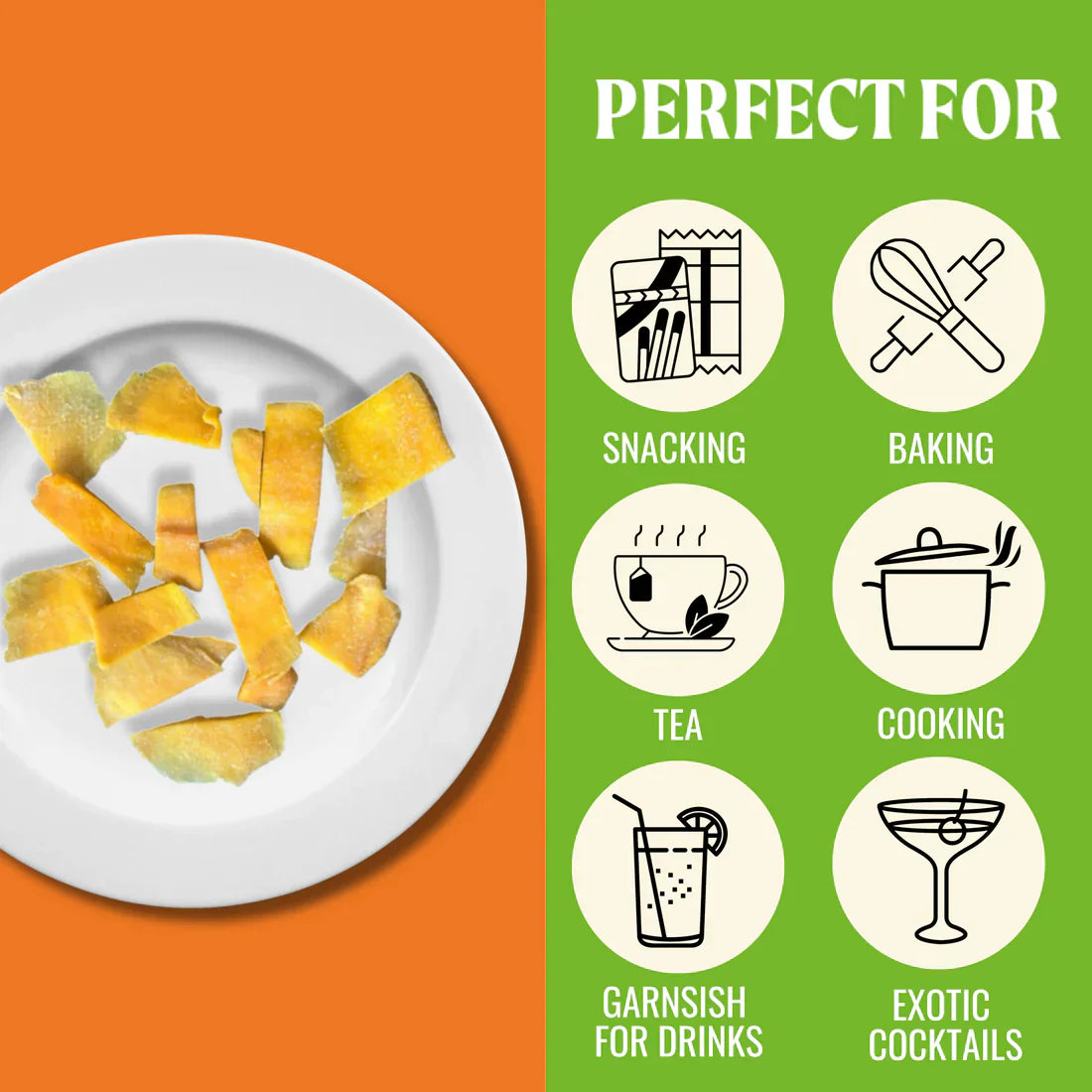 KOOKY - Gently Dried Mango (12 x 25g)