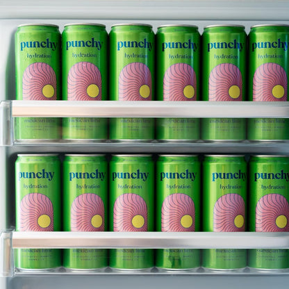 Punchy Mexican Lime Electrolyte Sparkling Vitamin Drink 12 x 330ml