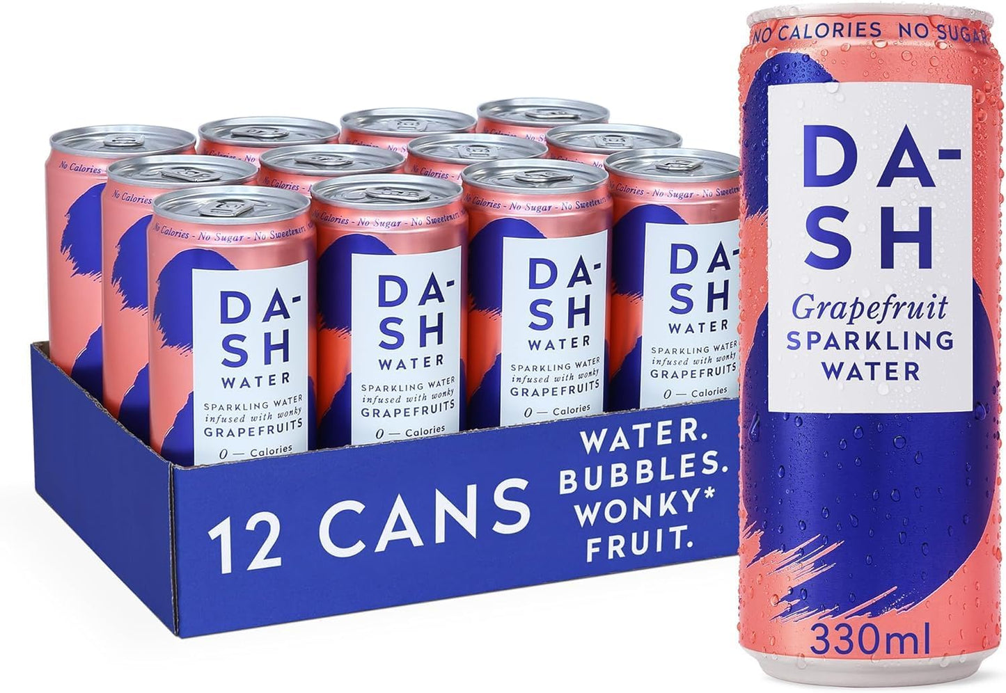 DASH Grapefruit Infused Sparkling Water (12x330ml)