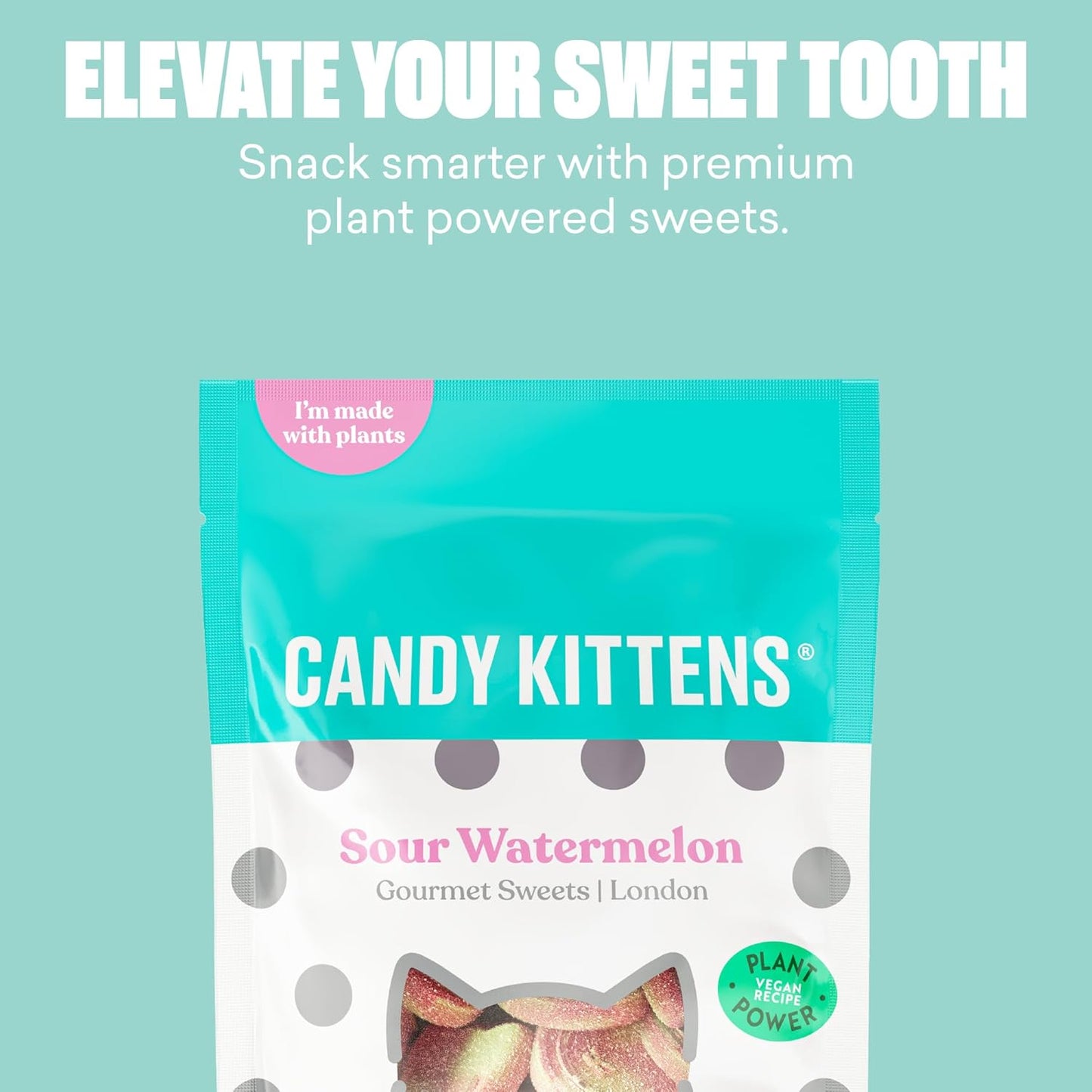 Candy Kittens Sour Watermelon 54g x12 Pack