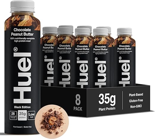 Huel Ready to drink Black Edition Chocolate Peanut Butter 500ml x 8 pack