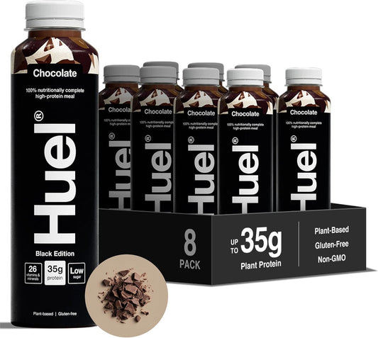 Huel Black Edition Ready-to-drink Complete Meal Chocolate 500ml x 8 Pack
