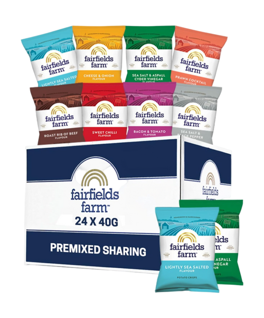 Fairfields Farm Mixed Box Crisps (24 x 40g)