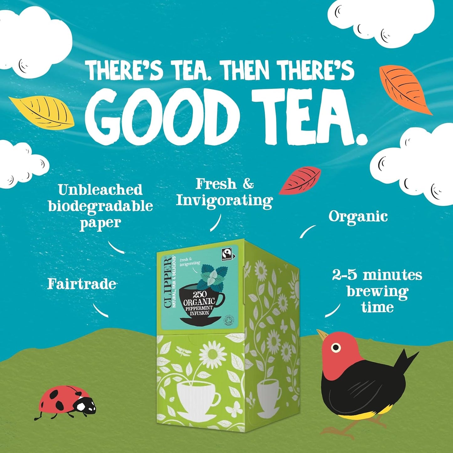 Clipper Peppermint Tea Bags (250 Pack)