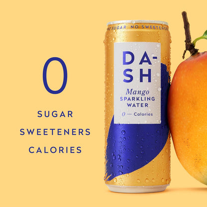 DASH Mango Infused Sparkling Water 12x330ml