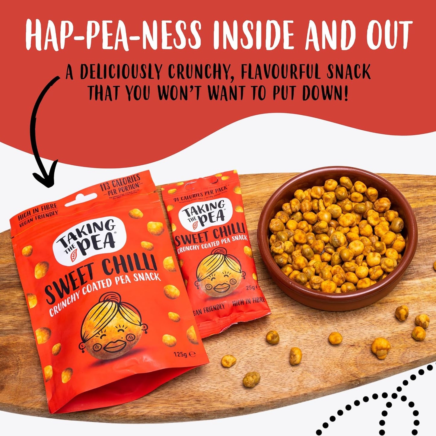 Taking The Pea Sweet Chilli (12x25g)