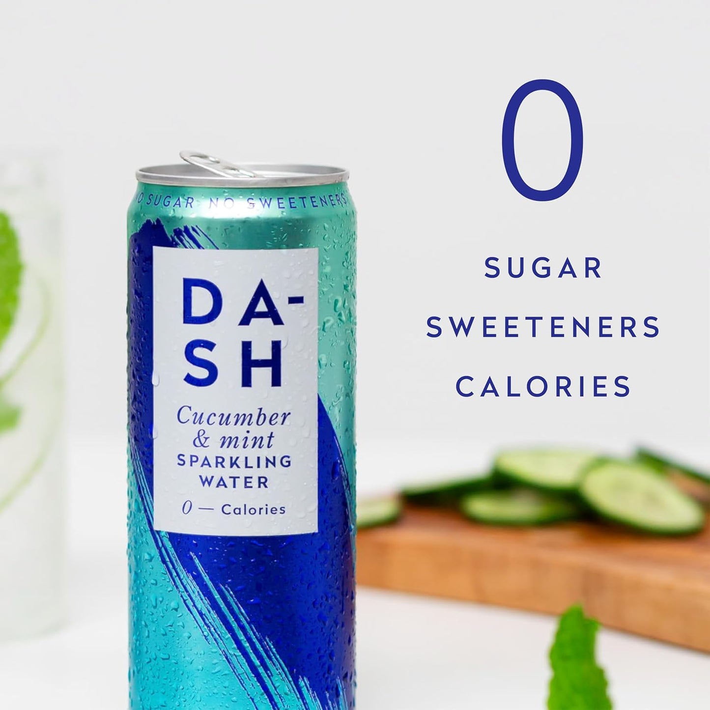 DASH Cucumber Infused Sparkling Water (12x330ml)