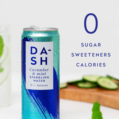 DASH Cucumber Infused Sparkling Water (12x330ml)