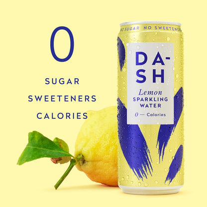 DASH Lemon Infused Sparkling Water (12x330ml)