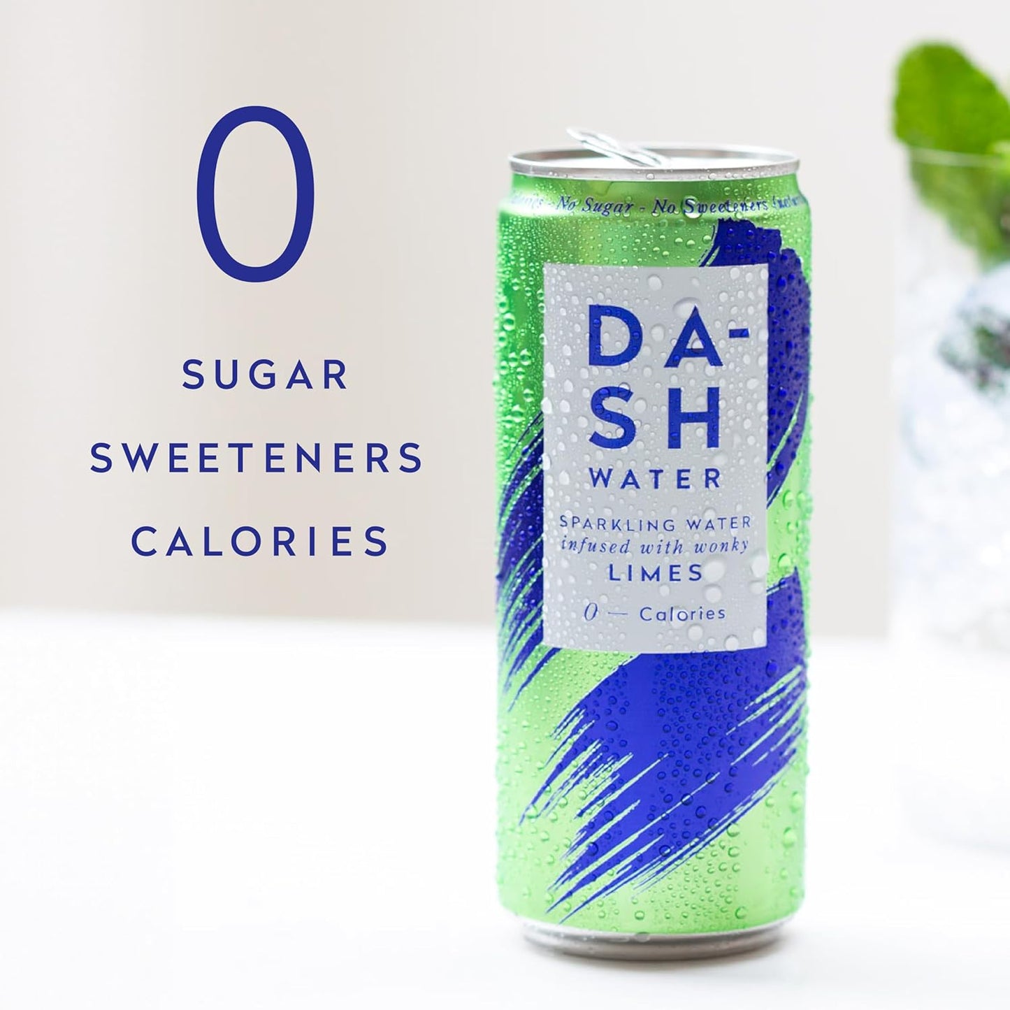DASH Lime Infused Sparkling Water (12x330ml)