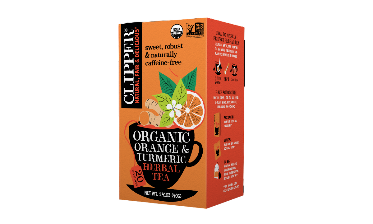 Clipper Restore Organic Ginger & Turmeric Tea (4 x 20 Teabags)