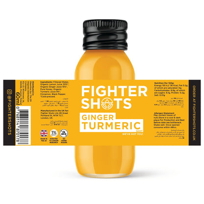 Fighter Shots Ginger + TURMERIC (12x 60ml)