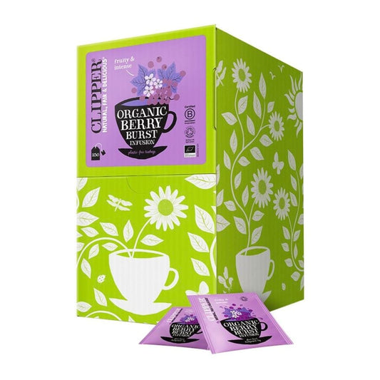 Clipper Berry Burst Infusion Tea Bag Envelopes (250 Pack)