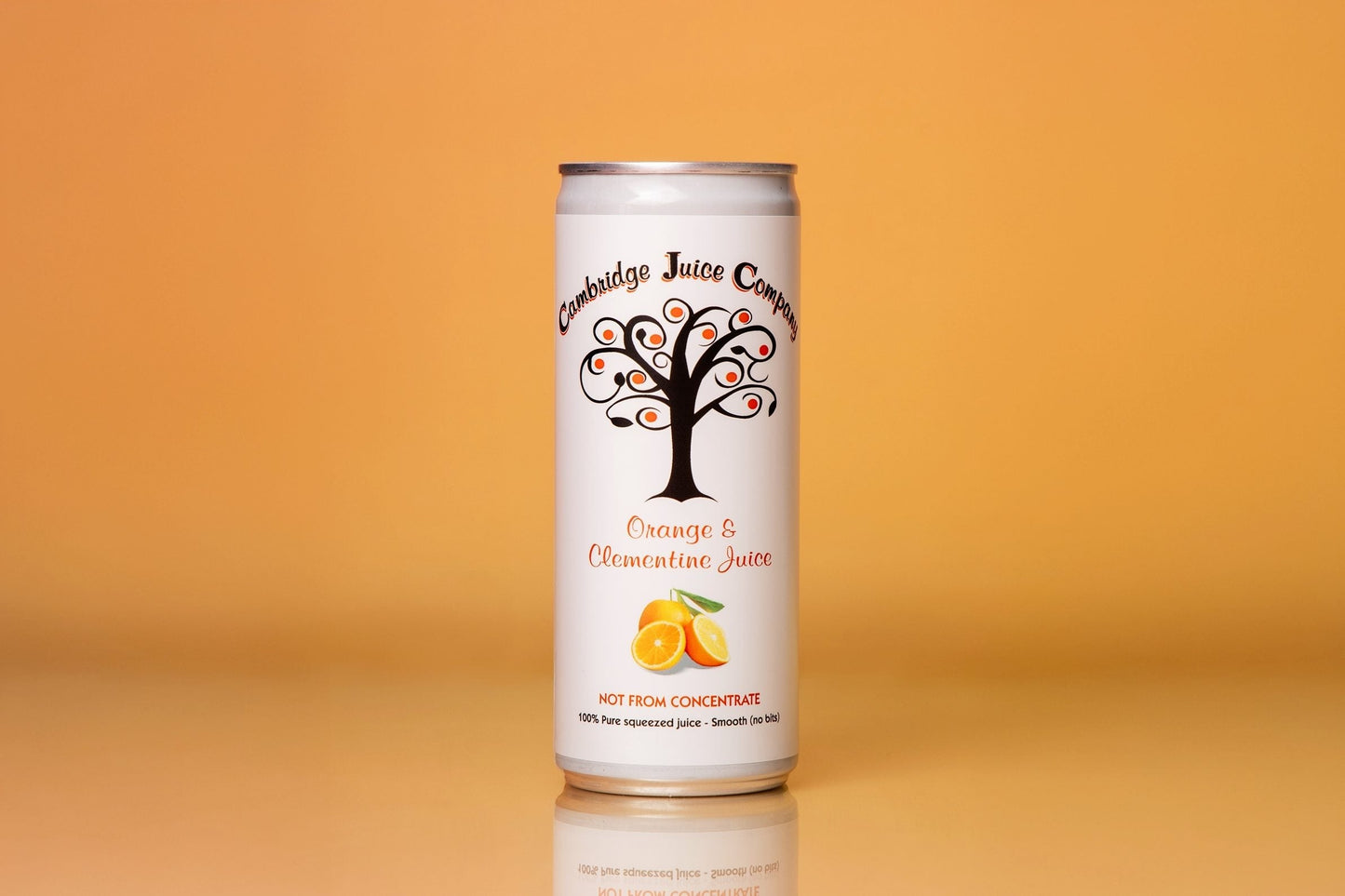 Cambridge Juice Company Orange & Clementine Juice Cans – 12x250ml