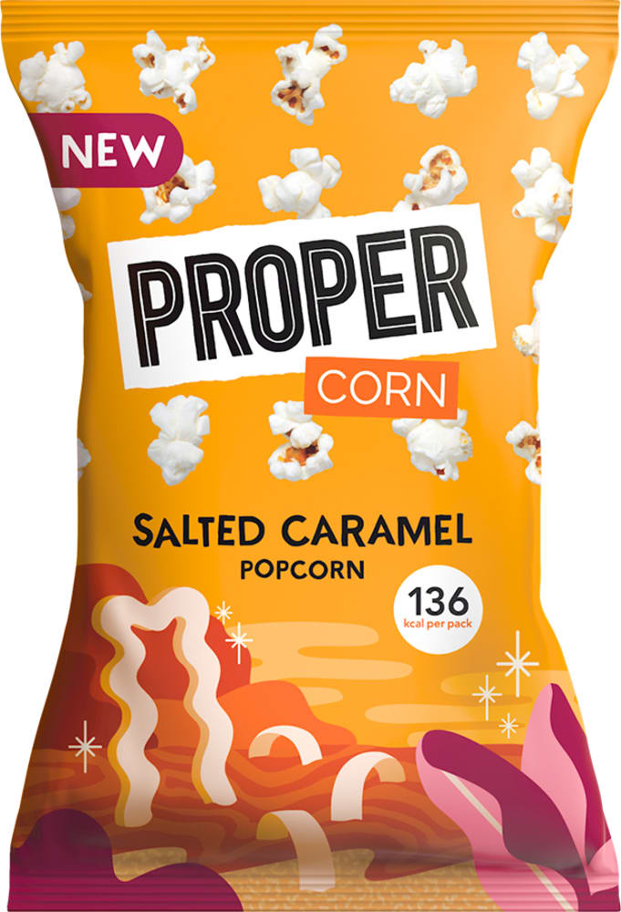 Propercorn Salted Caramel Popcorn 28g (24 Pack)