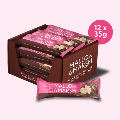Mallow & Marsh Double Chocolate Marshmallow Bar -12 x 35g