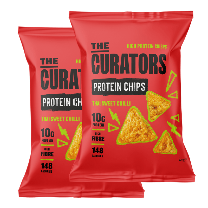 The Curators Thai Sweet Chilli Protein Chips 35Gx12pack